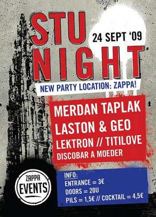 StuNight 2009 affiche