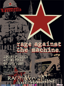 Rage Against The Machine Sportpaleis Affiche