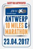 Logo DVV Verzekeringen Antwerp 10 Miles & Marathon 23 april 2017