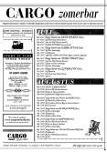 Programma Cargo zomer 2013