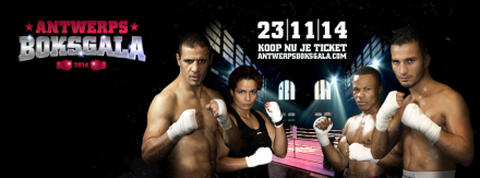 Antwerps Boksgala 2014 in de Parkloods van Park Spoor Noord