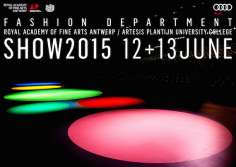 SHOW2015 van de Modeacademie van Antwerpen in Park Spoor Noord