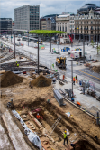 Tramsporen Antwerpse Leien