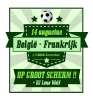 België Frankrijk voetbalwedstrijd op groot scherm in Cargo Zomerbar