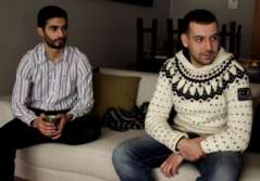 Youssef Rahimi en Azeddine Mousati (foto: Laure Van Gestel)