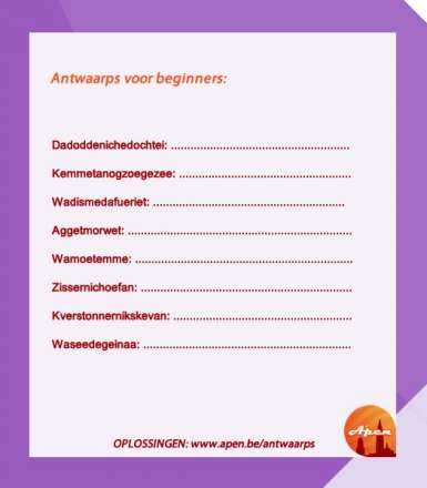 Antwaarps dialect