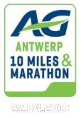 Antwerp 10 Miles 2018 op zondag 22 april