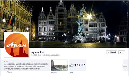 Apen.be pagina Apen.be pagina