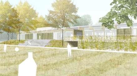 Buitenzicht Sportkamer Park Groot Schijn