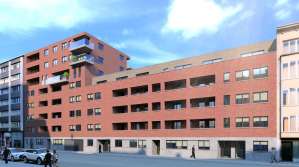 Voorgevel Citify nieuwbouwproject in Congresstraat