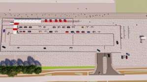 Grondplan testdorp covidtest op Spoor Oost