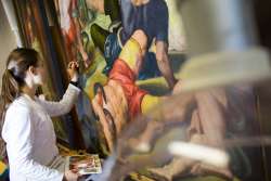 Restauratie van schilderij van Coxcie uit het Maagdenhuis