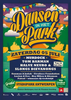 Feest in het Park 2014 affiche