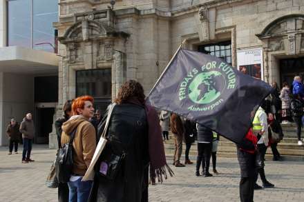 Jeugdwerk betoogt tegen racisme Jeugdwerk betoogt tegen racisme