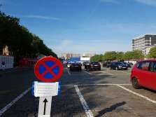 EK Voetbal op de parking van de Gedempte Zuiderdokken