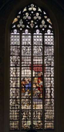 Glasraam besnijdenis van Jezus Sint-Jacobskerk