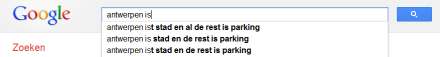 Antwerpen ist stad en al de rest is parking