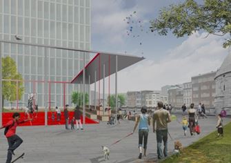Multicourt in de Nieuwe Kievitwijk