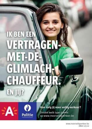 Ik ben een vertragen-met-de-glimlach-chauffeur. En jij?