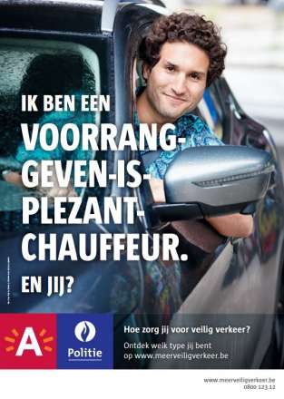 Ik ben een voorrang-geven-is-plezant-chauffeur. En jij?