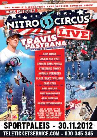 Affiche Nitro Circus Live in het Sportpaleis van Antwerpen 