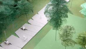 Bovenzicht ontwerp Park Groot Schijn in Deurne