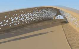 Ontwerp Parkbrug tussen Park Spoor Noord en het Eilandje