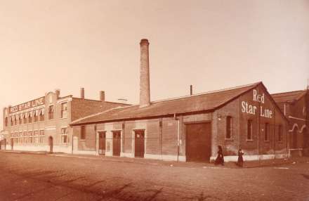 Het oorspronkelijke Red Star Line gebouw