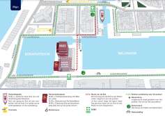 De route van de aankomst van Sinterklaas in Antwerpen 2019