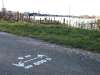 Waterloop loopparcours op de kaaien