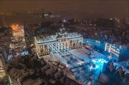 Winter in Antwerpen vanop de kathedraal