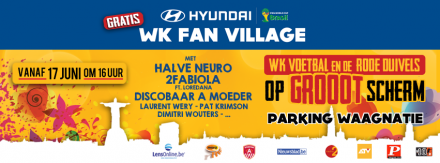 WK voetbal op groot scherm