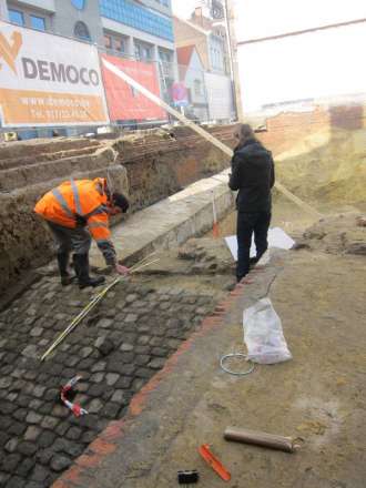 Zuiders Dok werken onthullen stukken Antwerpse Citadel